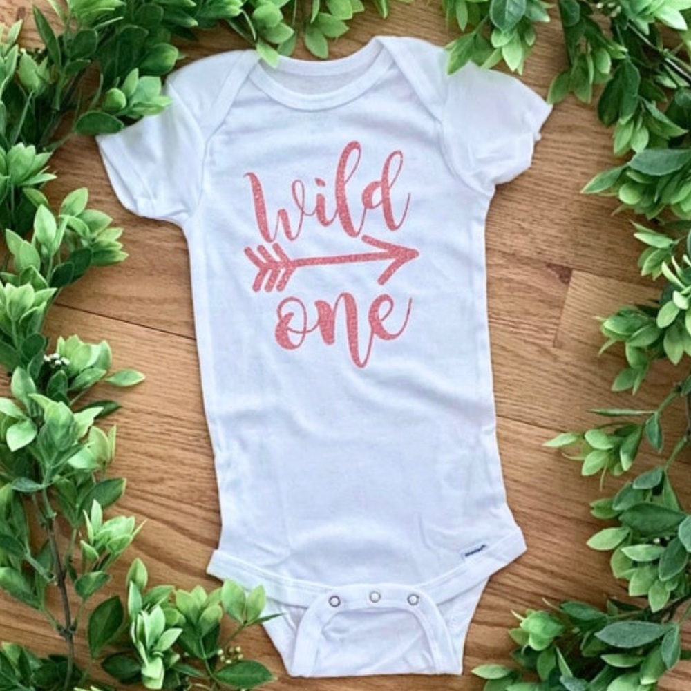 Wild One birthday onesie